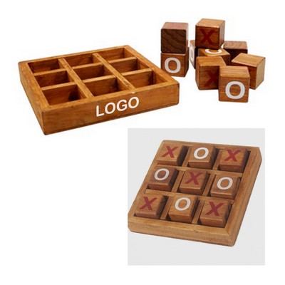 Engraved Tic-Tac-Toe Set