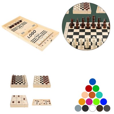 4" 1 Wooden Board Game Board